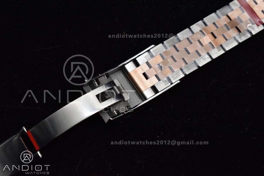 DateJust 36 SS 126281rbr VSF 1:1 Best Edition 904L Steel RG Roman Dial on Jubilee Bracelet VS3235