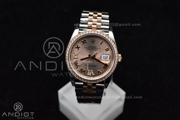 DateJust 36 SS 126281rbr VSF 1:1 Best Edition 904L...