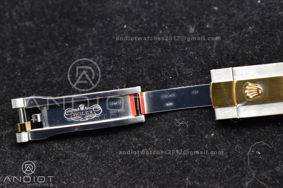 DateJust 36 SS 126283rbr VSF 1:1 Best Edition 904L Steel YG Textured Dial on Jubilee Bracelet VS3235