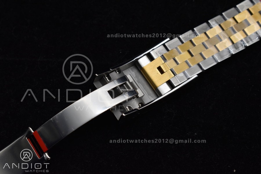 DateJust 36 SS 126283rbr VSF 1:1 Best Edition 904L Steel YG Textured Dial on Jubilee Bracelet VS3235