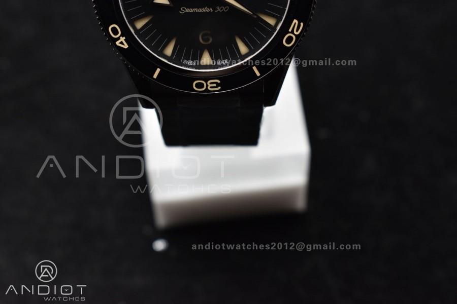 Seamaster 300 Heritage VSF 1:1 Best Edition Black Dial on SS Bracelet A8912 Super Clone
