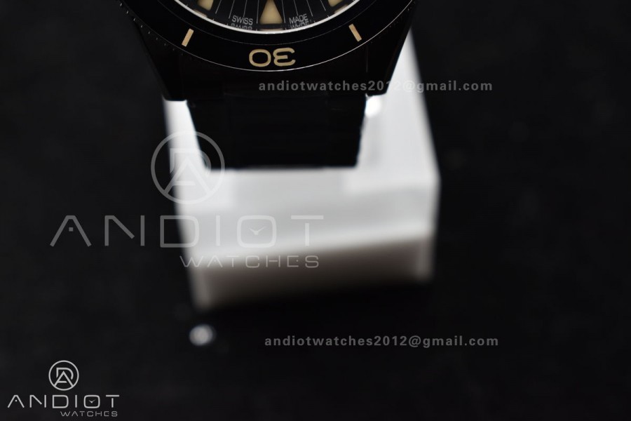 Seamaster 300 Heritage VSF 1:1 Best Edition Black Dial on SS Bracelet A8912 Super Clone