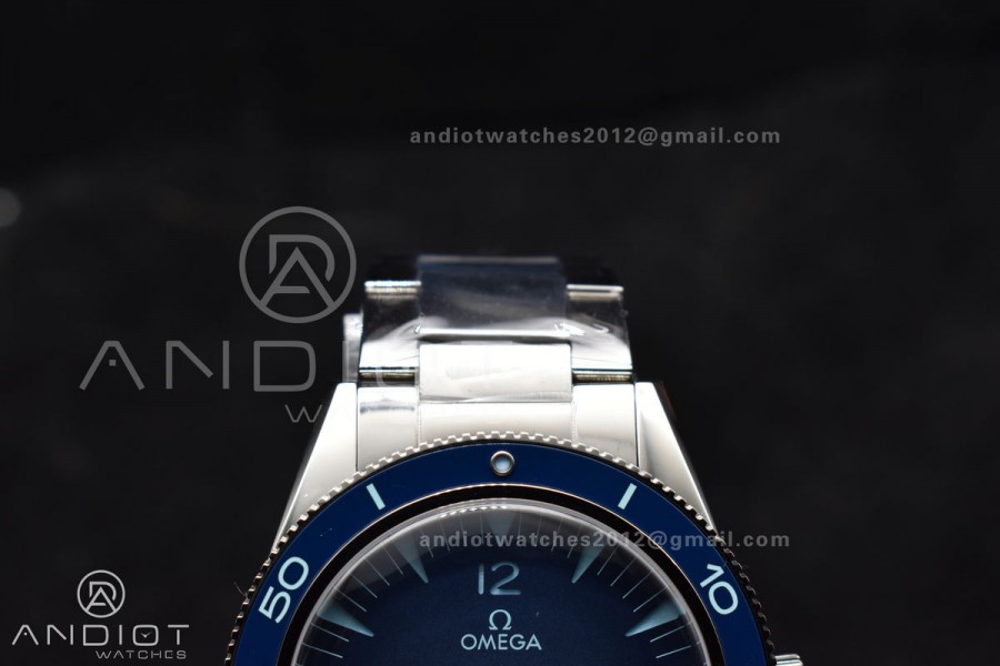 Seamaster 300 Heritage VSF 1:1 Best Edition Blue Dial on SS Bracelet A8912 Super Clone