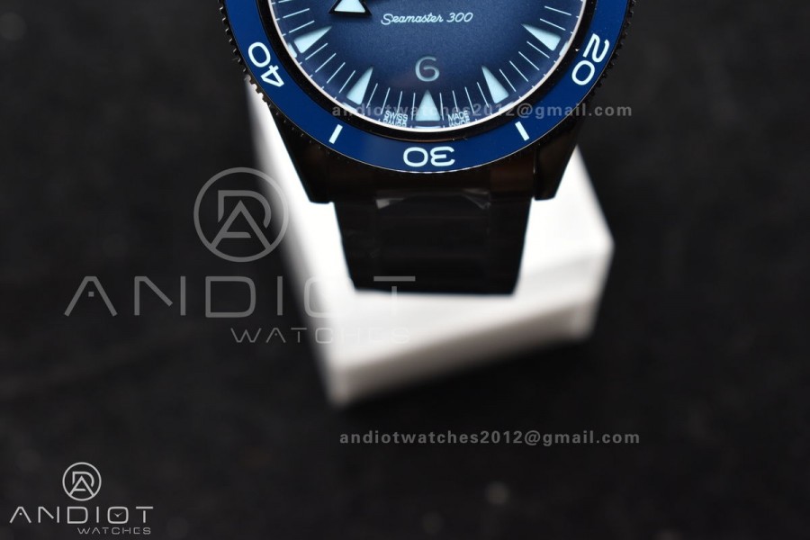 Seamaster 300 Heritage VSF 1:1 Best Edition Blue Dial on SS Bracelet A8912 Super Clone