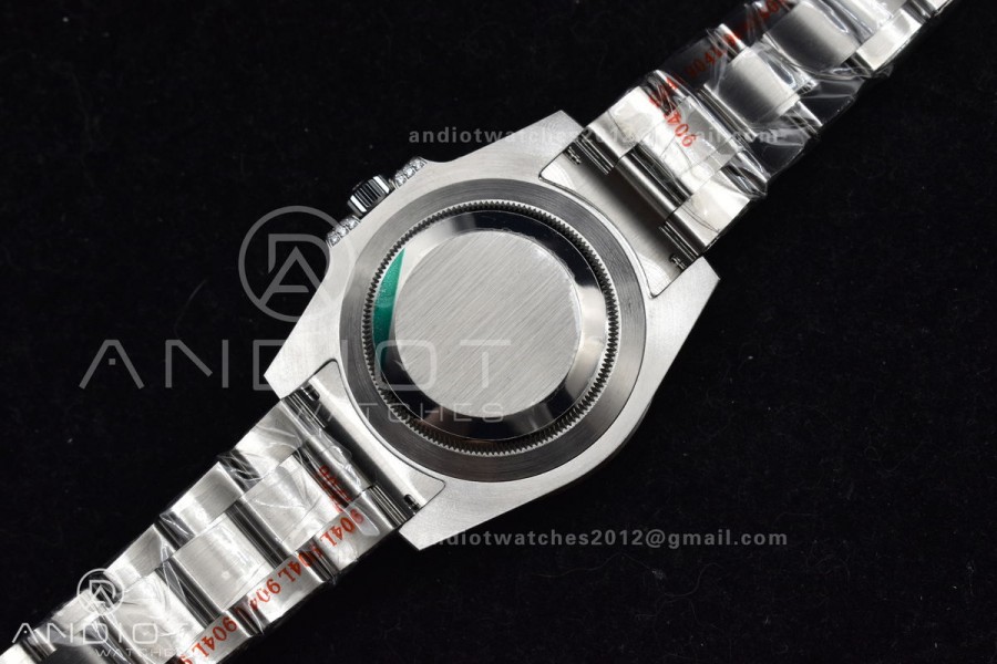 Submariner 40mm Full Diamonds SS AMGF Best Edition Blue Dial On Bracelet On VR3135