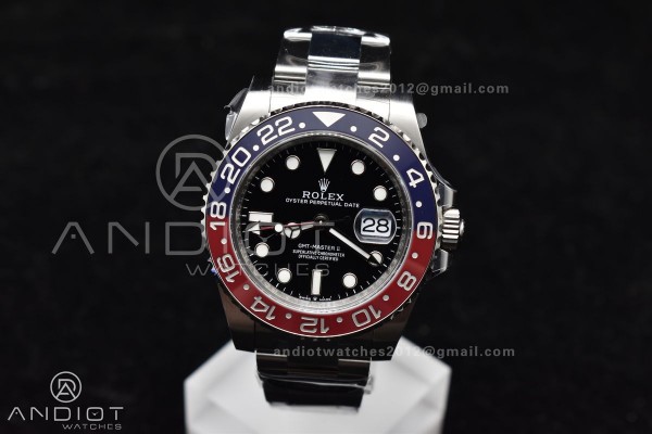 GMT-Master II 126710 BLRO Blue/Red Ceramic Clean F...
