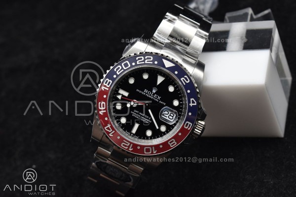 GMT-Master II 126710 BLRO Blue/Red Ceramic Clean F...