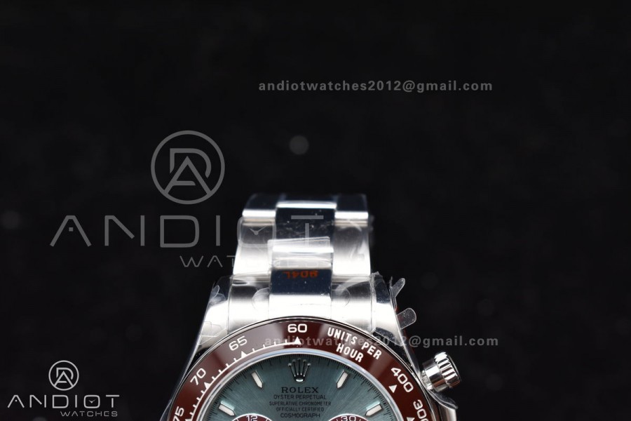 Daytona 126506 QF 1:1 Best Edition Ice Blue Dial Stick Marker on SS/YG Braclet SH4131 V5