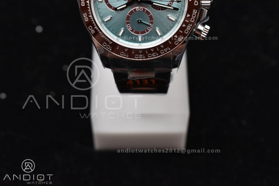 Daytona 126506 QF 1:1 Best Edition Ice Blue Dial Stick Marker on SS/YG Braclet SH4131 V5