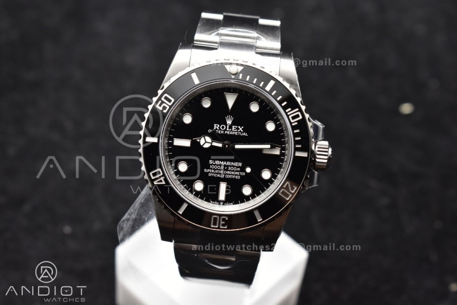 Submariner 41mm 124060 No Date Black Ceramic 904L Steel VSF 1:1 Best Edition VS3230