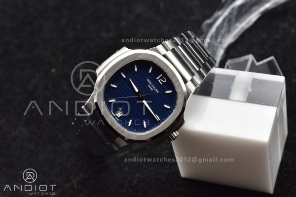 Nautilus 7118 3KF 1:1 Best Edition Blue Textured D...