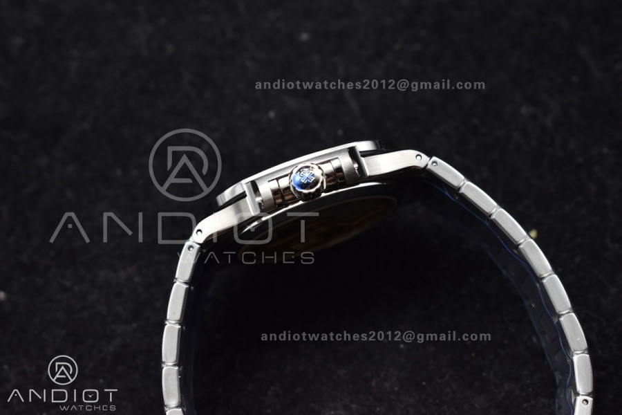 Nautilus 7118 3KF 1:1 Best Edition Blue Textured Dial on SS Bracelet A324 Super Clone V2