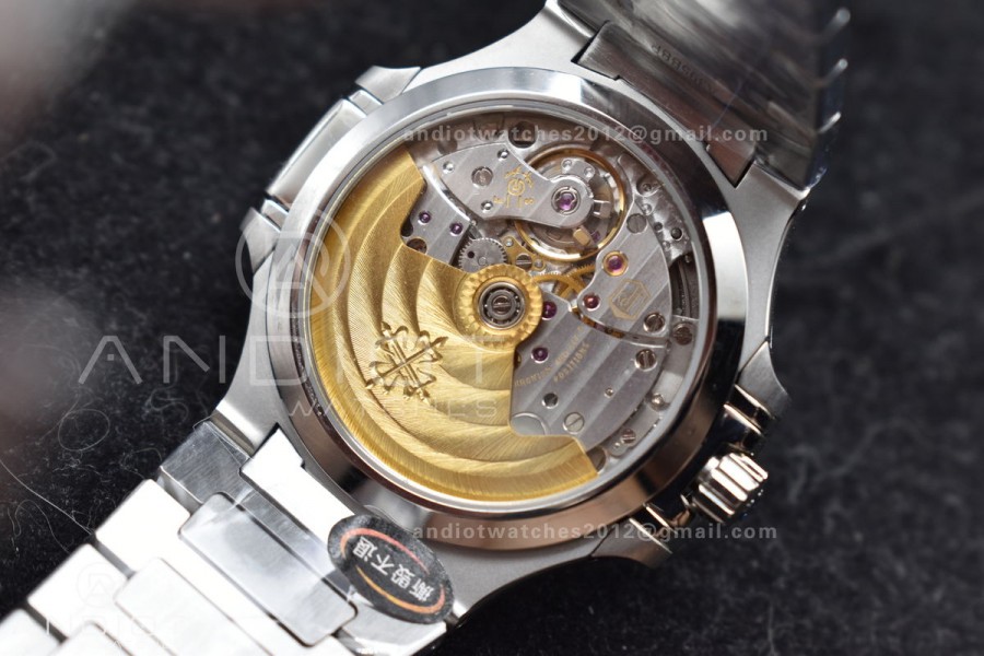 Nautilus 7118 3KF 1:1 Best Edition Blue Textured Dial on SS Bracelet A324 Super Clone V2