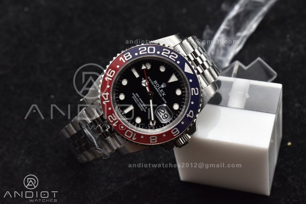 GMT-Master II 126710 BLRO Blue/Red Ceramic Clean F...