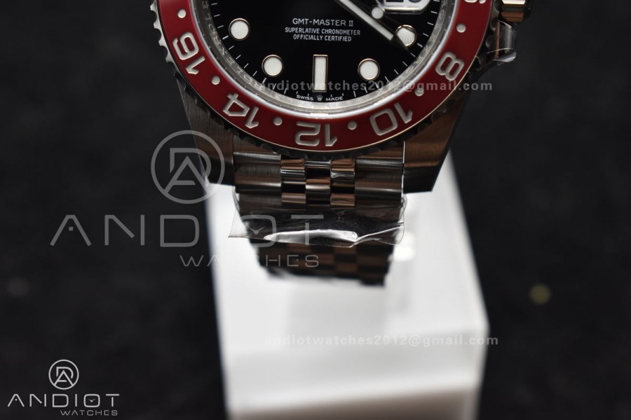 GMT-Master II 126710 BLRO Blue/Red Ceramic Clean Factory Best Edition On Jubilee Bracelet DD3285 CHS V3 With Newest UV Bezel
