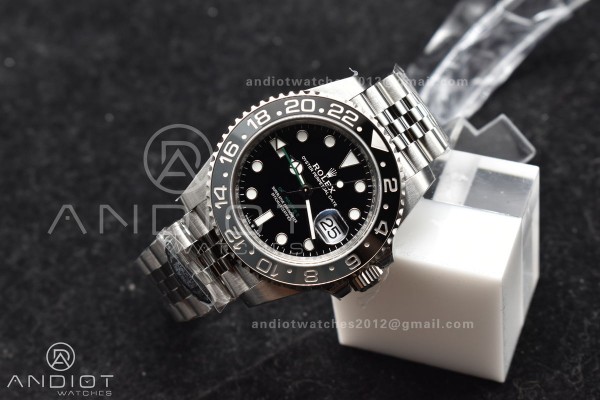 GMT-Master II 126710 GRNR Black/Gray Ceramic 904L ...