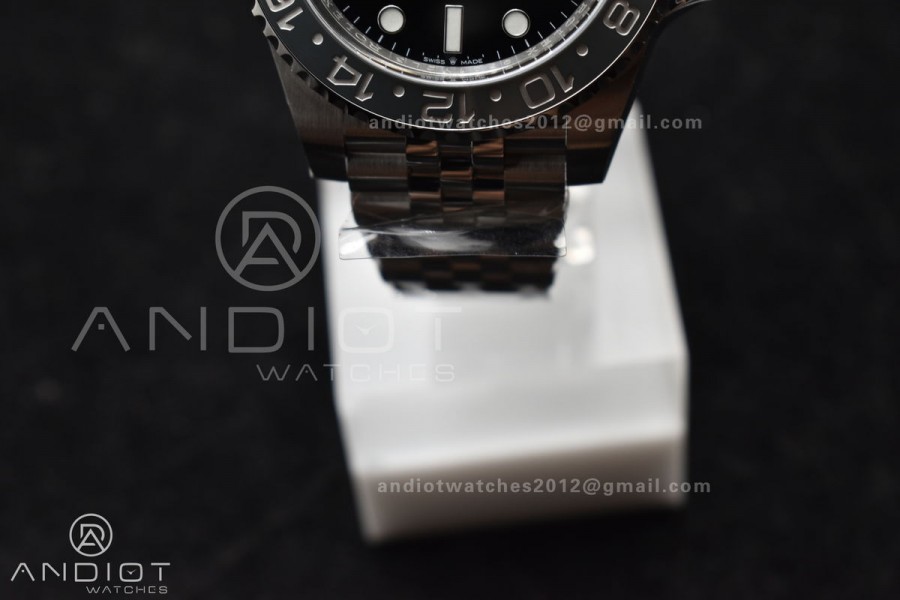GMT-Master II 126710 GRNR Black/Gray Ceramic 904L Steel Clean 1:1 Best Edition on Jubilee Strap DD3285