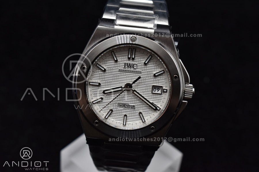 V7 Factory IWC Ingenieur IW328902 White V2 Dial On Titanium Automatic A2892