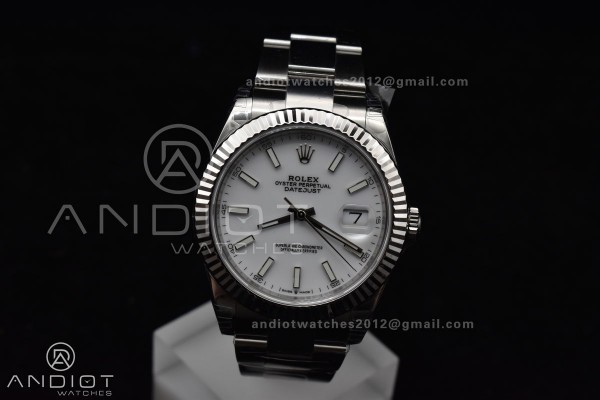 DateJust 41 126334 904L SS VSF 1:1 Best Edition Wh...
