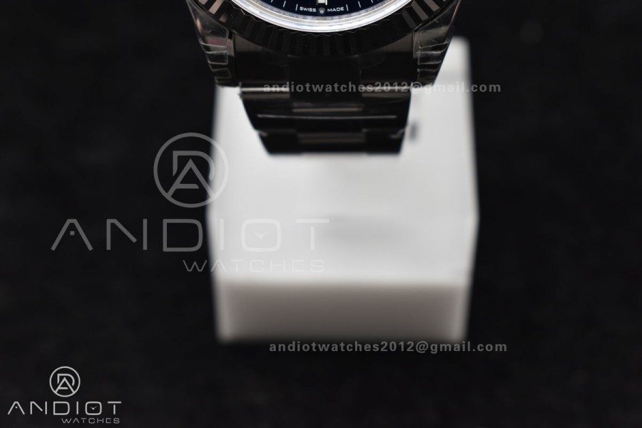 DateJust 41 126334 904L SS VSF 1:1 Best Edition Blue Dial On Oyster Bracelet VS3235