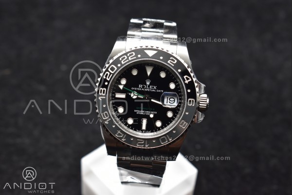 GMT-Master II 126710 GRNR Black/Gray Ceramic 904L ...