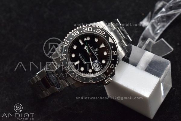 GMT-Master II 126710 GRNR Black/Gray Ceramic 904L ...