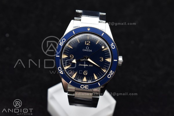 Seamaster 300 Heritage VSF 1:1 Best Edition Blue D...