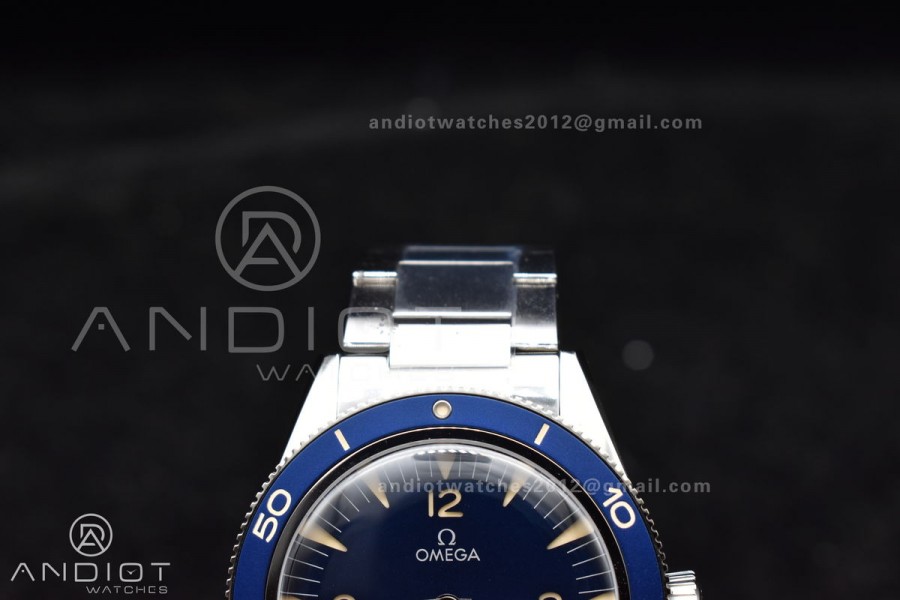 Seamaster 300 Heritage VSF 1:1 Best Edition Blue Dial On SS Bracelet A8912 Super Clone