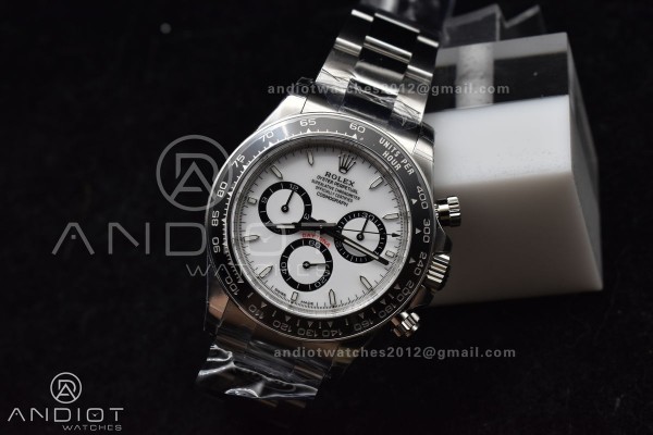 Daytona 126500 BTF 1:1 Best Edition 904L Steel Whi...