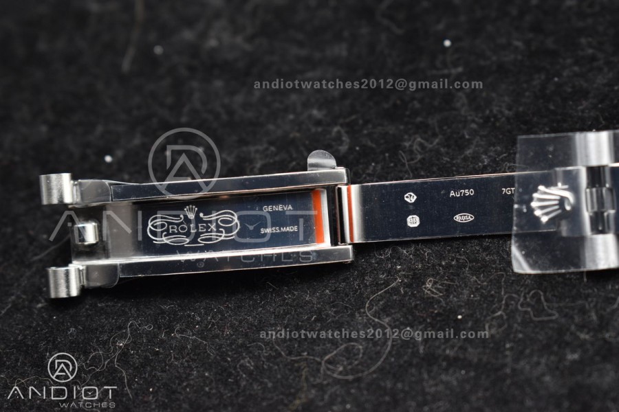 DayDate 40 SS JDF 904L Steel Green Arabic Dial on President Bracelet VR3255 V3 (Gain Weight)
