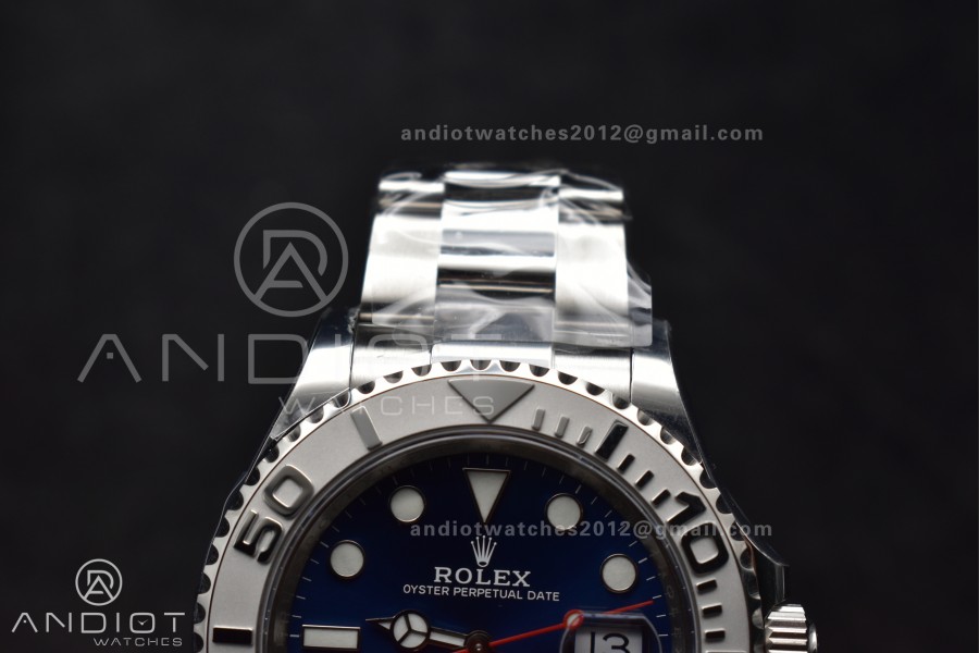 Yacht-Master 126622 Clean 1:1 Best Edition 904L Steel Blue Dial on SS Bracelet VR3235