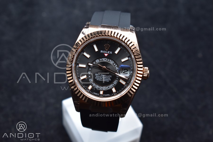 Skydweller RG Noob Best Edition Gray Dial on Oysterflex Strap A23J