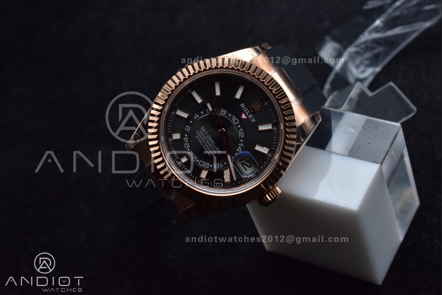 Skydweller RG Noob Best Edition Gray Dial on Oysterflex Strap A23J