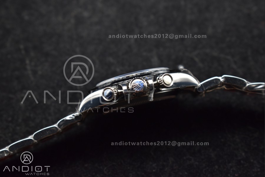 Daytona 116500 SB/VSF 1:1 Best Edition 904L Steel Black Dial on SS Bracelet DD4130