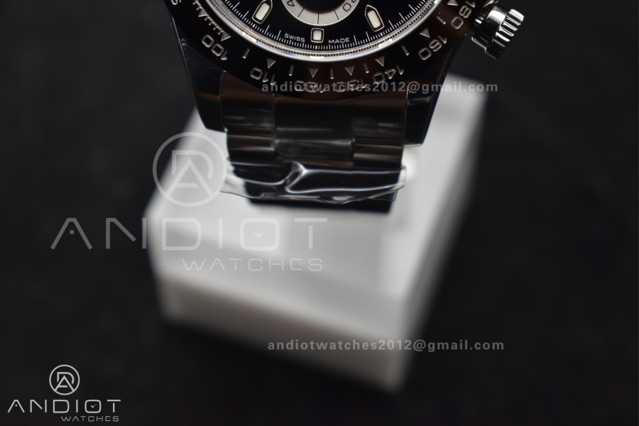 Daytona 116500 SB/VSF 1:1 Best Edition 904L Steel Black Dial on SS Bracelet DD4130