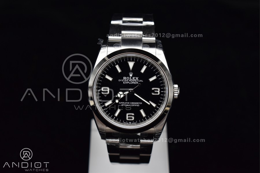 Explorer 124270 36mm 904L Steel VSF 1:1 Best Edition Black Dial on SS Bracelet DD3230