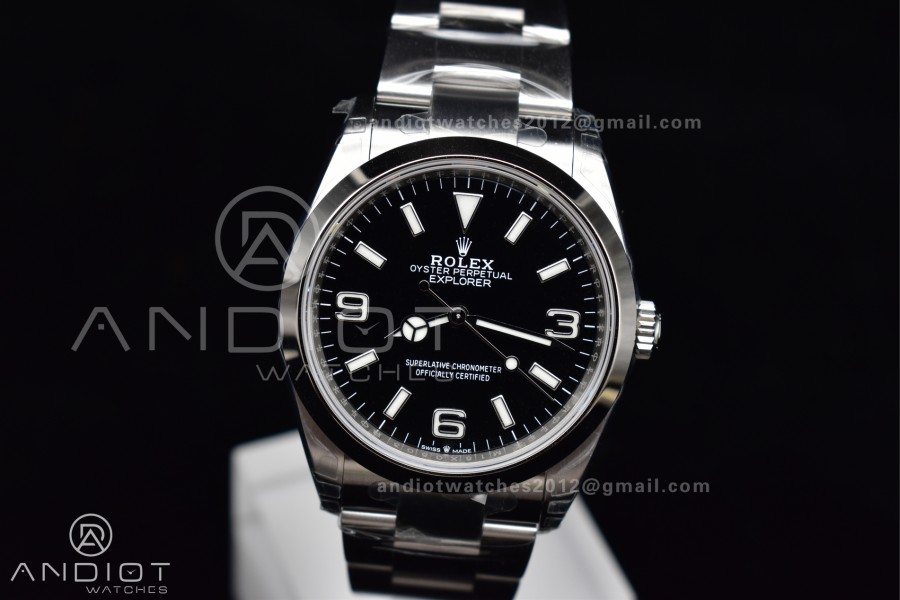 Explorer 124270 36mm 904L Steel VSF 1:1 Best Edition Black Dial on SS Bracelet DD3230