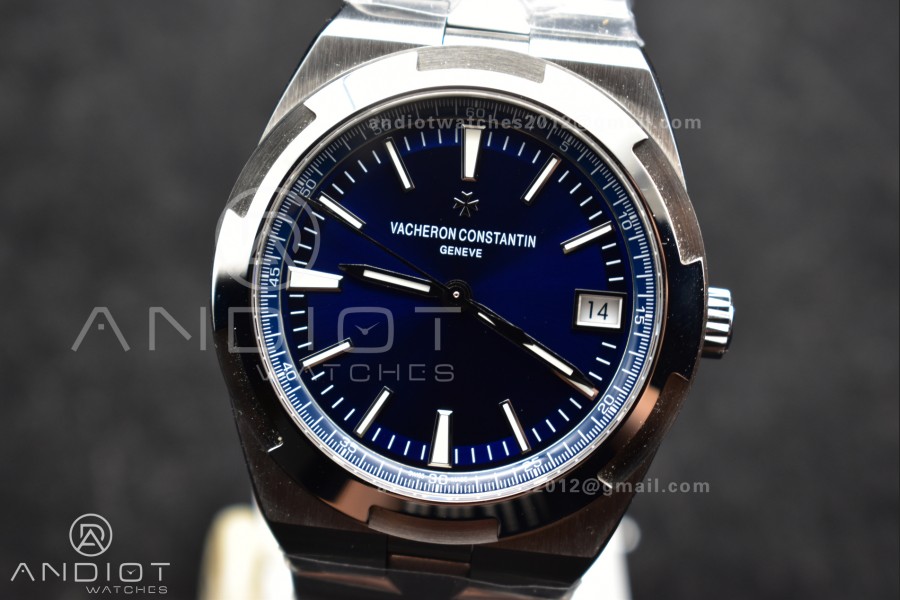 Overseas 4500V SS ZF 1:1 Best Edition Blue Dial on SS Bracelet A5100