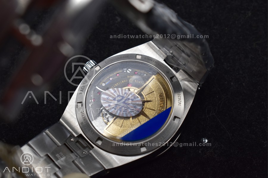 Overseas 4500V SS ZF 1:1 Best Edition Blue Dial on SS Bracelet A5100