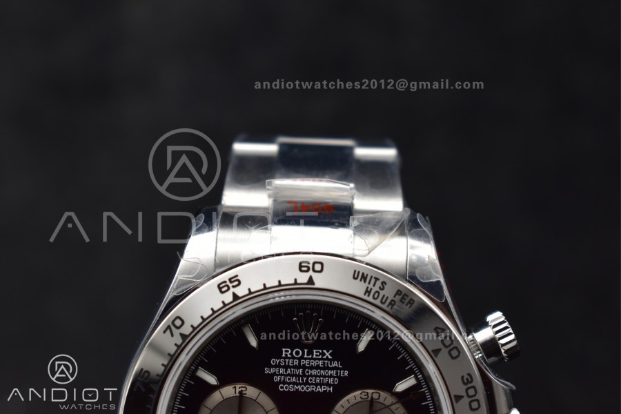 Daytona 126509 QF 1:1 Best Edition Black/Silver Dial on SS Bracelet SH4131 V5