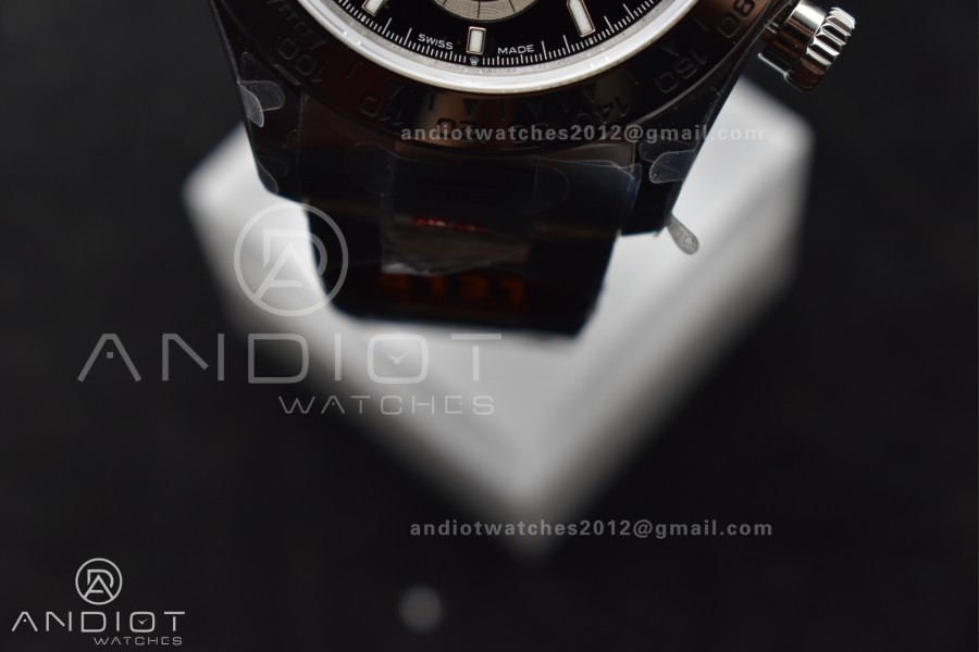 Daytona 126509 QF 1:1 Best Edition Black/Silver Dial on SS Bracelet SH4131 V5