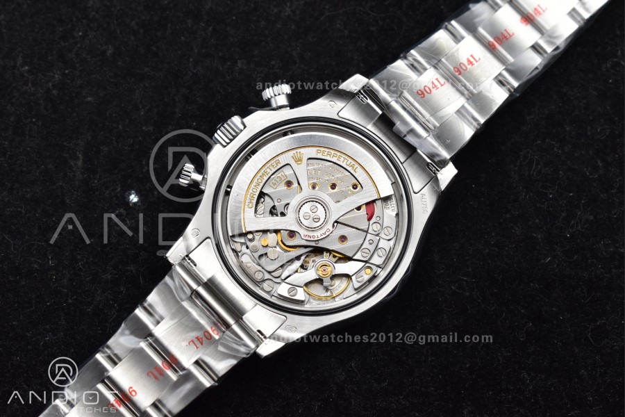 Daytona 126509 QF 1:1 Best Edition Black/Silver Dial on SS Bracelet SH4131 V5