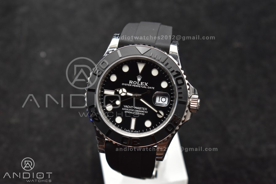 Yacht-Master 42mm 226659 VSF 1:1 Best Edition 3D Black Ceramic Bezel on Oyster flex Strap VS3235 V3 (Gain Weight)