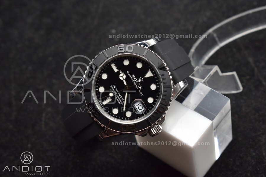 Yacht-Master 42mm 226659 VSF 1:1 Best Edition 3D Black Ceramic Bezel on Oyster flex Strap VS3235 V3 (Gain Weight)