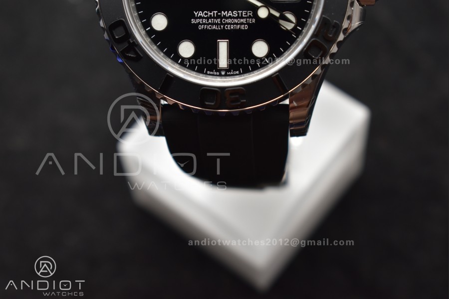 Yacht-Master 42mm 226659 VSF 1:1 Best Edition 3D Black Ceramic Bezel on Oyster flex Strap VS3235 V3 (Gain Weight)
