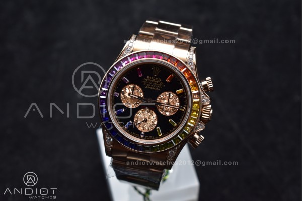 Daytona 116595RBOW Rainbow ZF 1:1 Best Edition Bla...