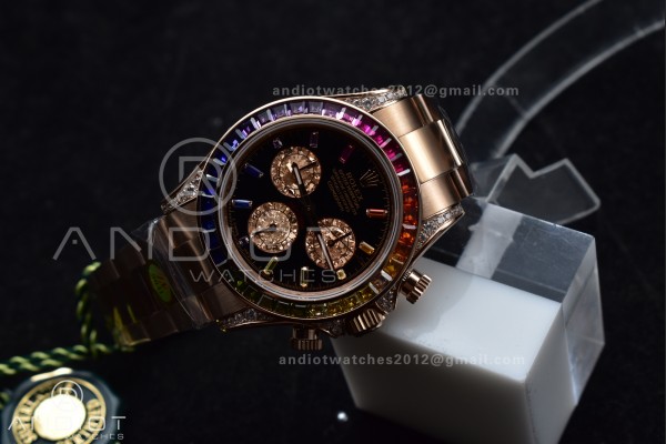 Daytona 116595RBOW Rainbow ZF 1:1 Best Edition Bla...