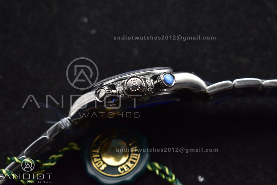Daytona 116599RBOW Rainbow ZF 1:1 Best Edition Black Diamonds Dial on SS Bracelet SH4130