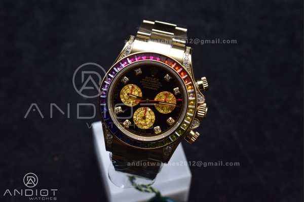 Daytona 116598RBOW Rainbow ZF 1:1 Best Edition Bla...