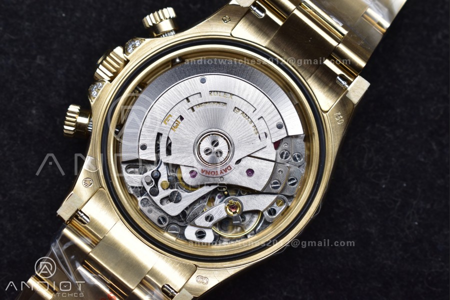 Daytona 116598RBOW Rainbow ZF 1:1 Best Edition Black Diamonds Dial on YG Bracelet SH4130